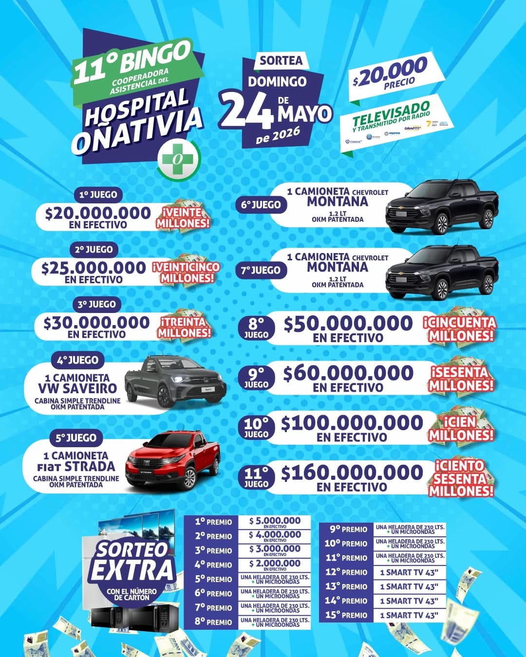 BINGO DEL HOSPITAL OÑATIVIA