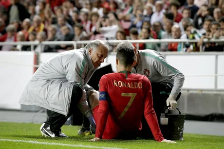 Se lesionó Cristiano Ronaldo
