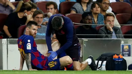 Messi volvió a ser titular ante el Villareal, pero salió por lesión