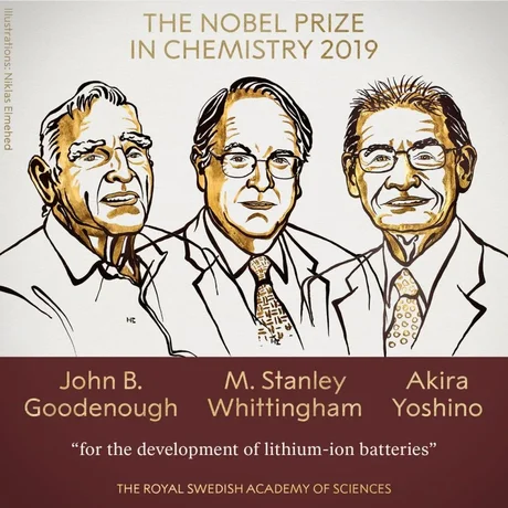 Los desarrolladores de las baterías de iones de litio se quedaron con Nobel de Química