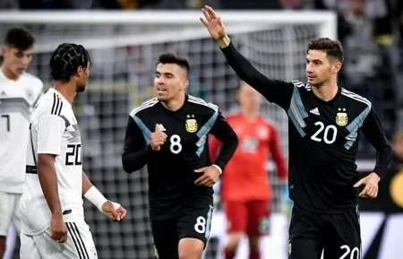 Argentina se despertó y empató con Alemania en Dortmund
