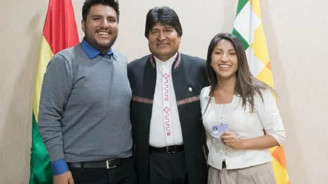 Los hijos de Evo Morales recibirán asilo en la Argentina