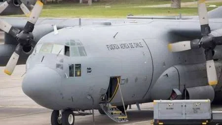 Desapareció un avión militar chileno con 38 tripulantes
