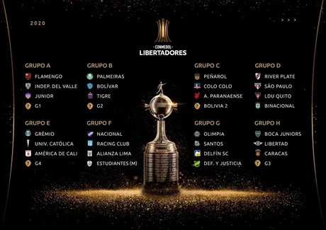 Se sorteó la Copa Libertadores 2020