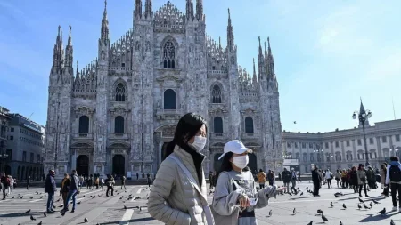 Cinco muertos en Italia a raíz del coronavirus