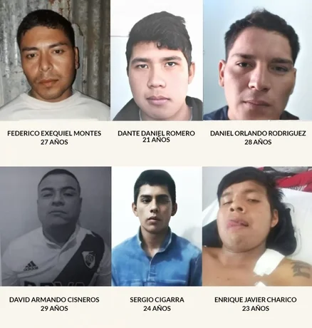 Quienes son los seis presos fugados de una comisaría en Tartagal