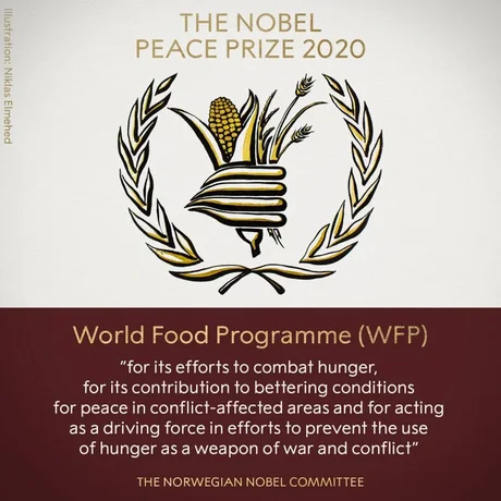 El Nobel de la Paz fue para el Programa Mundial de Alimentos