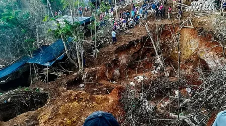 Nicaragua: dos muertos y decenas de obreros atrapados bajo tierra tras el derrumbe de una mina