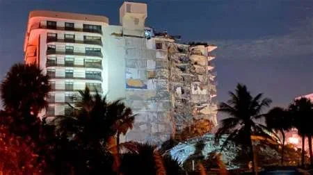 Se derrumbó un edificio en Miami: al menos un muerto y decenas de heridos