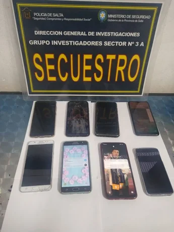Detienen a un hombre que robó 8 celulares en un boliche salteño
