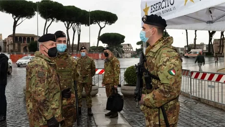 Coronavirus: en Italia utilizan al Ejército para realizar testeos