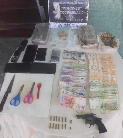 Secuestran más de 16 mil dosis de droga en Salta: hay cuatro detenidos
