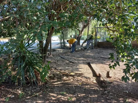 El municipio recuperó un espacio verde usurpado en barrio Parque Belgrano