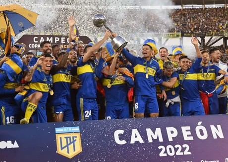 Boca goleó a Tigre y se consagró campeón de la Copa de la Liga Profesional