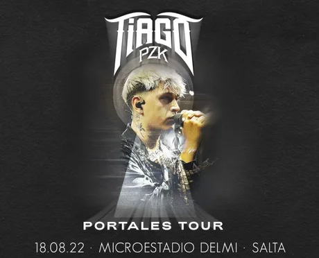 Tiago PZK presentará su show en Salta