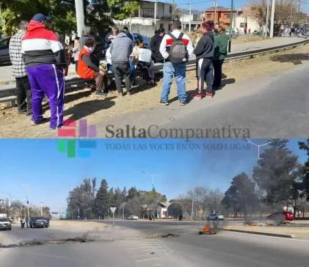 Vecinos del barrio Lamadrid cortaron avenida Bolivia: “Estamos hace 7 días sin agua”.