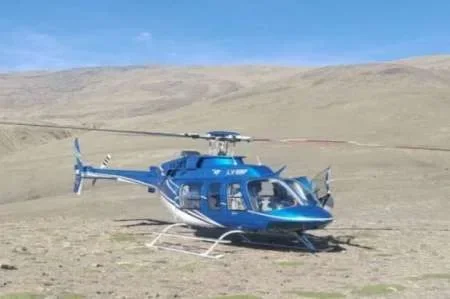 Rescataron a un motociclista lesionado y varado en el Sillón del Inca