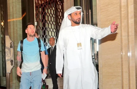Messi ya está en Abu Dhabi