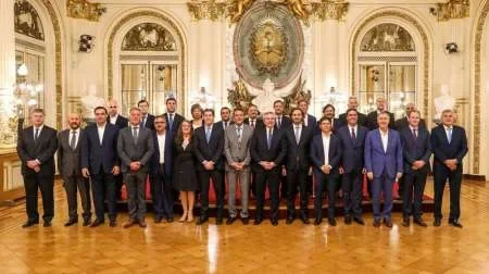 Gobernadores del PJ se reúnen con Alberto Fernández tras el fallo de la Corte sobre Coparticipación