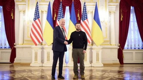 A un año de la guerra de Ucrania, Joe Biden visita Kiev por sorpresa