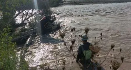 Encontraron a un pescador sin vida en el rio Las Garzas