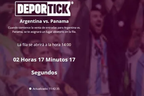 Selección Argentina: Más de 1 millón de personas ingresaron en la fila virtual para sacar una entrada