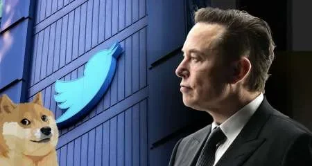 Elon Musk le cambia el logo a Twitter por el de Doge Coin y la criptomoneda se dispara un 25%