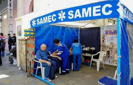 El SAMEC instalará cinco nodos de atención sanitaria en el interior para los peregrinos