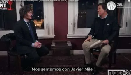 Entrevista de Tucker Carlson a Javier Milei: desde su enfrentamiento con el Papa, a lo que hará con el aborto