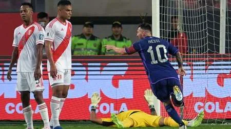 De la Mano de Messi, Argentina ganó en Perú