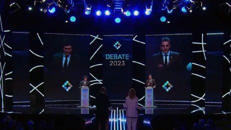 Mirá en vivo el último debate presidencial entre Milei y Massa