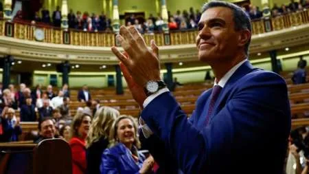 Pedro Sánchez fue elegido nuevamente como presidente de España