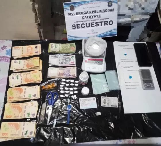 Secuestran una gran cantidad de dosis de cocaína en un allanamiento en Salta