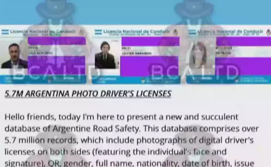 Hackers robaron la base de datos de todas las licencias de conducir del país